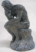 The Thinker, by Auguste Rodin